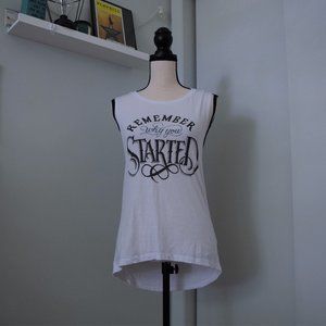 Sevenly | "Remember Where You Started" Muscle Tank